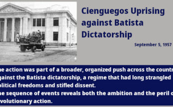 Tribute to Cienfuegos Up rising