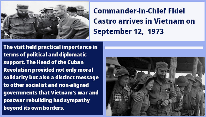 Fidel Castro's first visit to Vietnam 1 Fidel Castro's first visit to Vietnam
