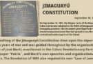 The signing of the Jimaguayú Constitution