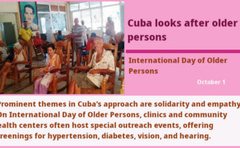 Cuba takes care of her older persons