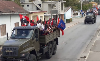 En Contramaestre homenaje a caravana de la libertad en su aniversario 64