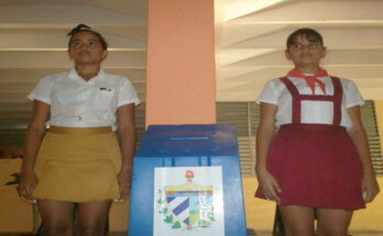 Pioneros custodiarán elecciones nacionales en Contramaestre