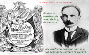 José Martí en enero para los cubanos