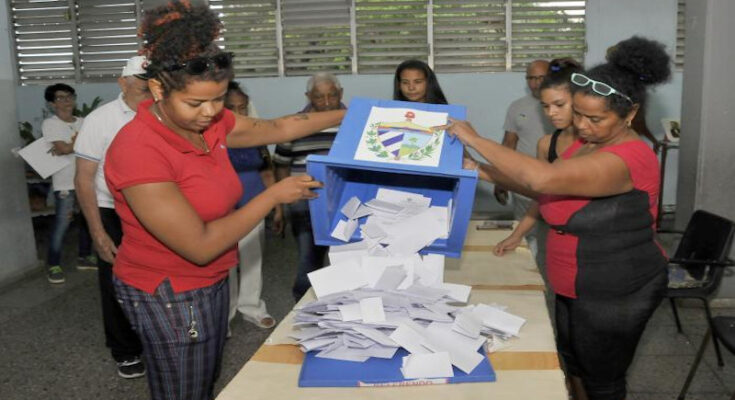 Participación en escrutinio, transparencia en elecciones de Cuba 1 escrutinio en elecciones parlamentarias en Cuba