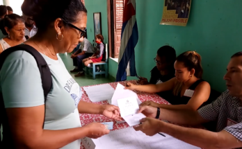 Masiva participacion del pueblo de Contramaestre a las urnas en las elecciones nacionales