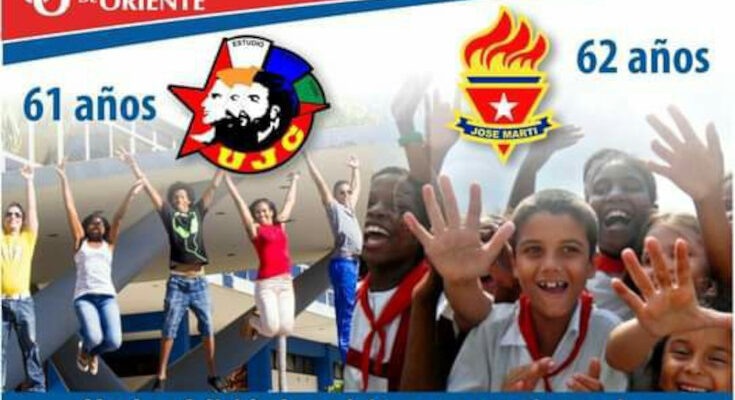 Pioneros y jóvenes de fiesta 1 Abril el mes de los niños y jóvenes
