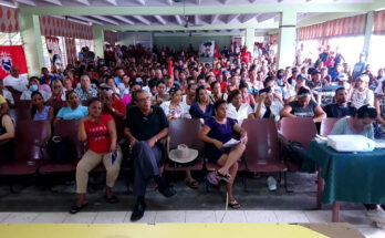 plenaria del Primero de Mayo en Contramaestre