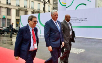 Cuba en la Cumbre para un Nuevo Pacto Financiero Mundial