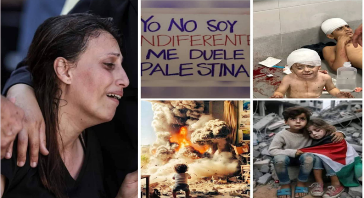 Contramaestre joins the whole Cuba to reject the Israeli genocide upon Palestine