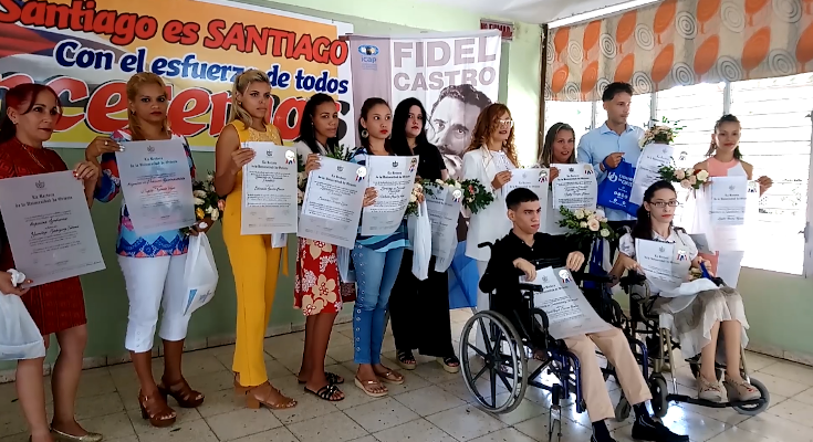 Nuevos graduados del CUM en Contramaestre