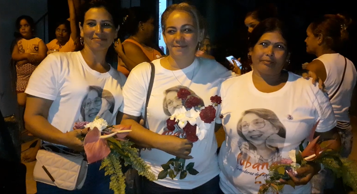 Emotivo recibimiento a delegadas de Contramaestre al XI congreso de la FMC 1 Representantes de la FMC de Contramaestre en XI Congreso