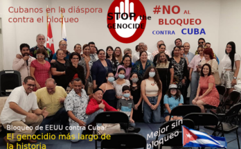 Cubanos residentes en América Latina rechazan bloqueo EEUU