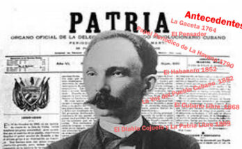 El periódico Patria y sus antecedentes