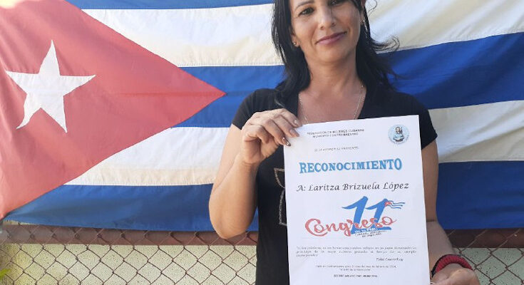 Lartiza Brizuela López, una mujer de Contramaestre productora de arroz