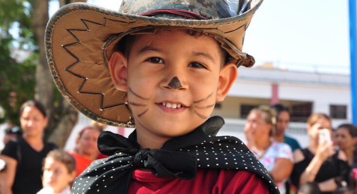 Felicidad en rostros de niños