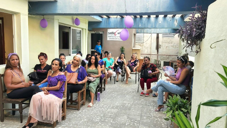 Mujeres de radio en celebración 2 Mujeres de Radio Grito de Baire celebran el 8 d emarzo