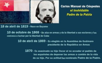 Carlos Manuel de Céspedes, el inmortal Padre de la Patria 1 Carlos Manuel de Céspedes, el inmortal Padre de la Patria