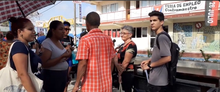 Feria de empleo en Contramaestre