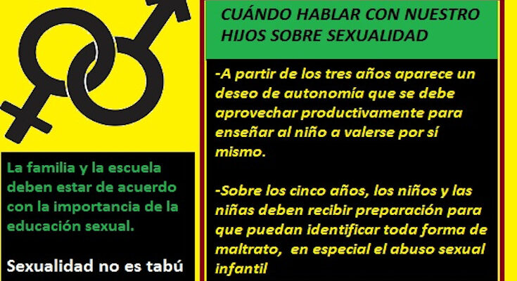 ¿Cuándo hablar a los menores sobre sexualidad? 1 ¿Cuándo hablar a los menores sobre sexualidad?