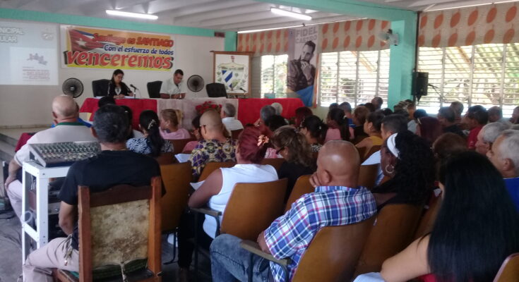 Se alista Contramaestre para proceso de rendición de cuenta del delegado a sus electores 1 Inician en Contramaestre reuniones de rendición de cuenta del delegado a sus electores