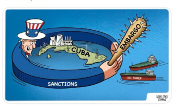 Prensa china denuncia bloqueo de EEUU ante crisis energética en Cuba