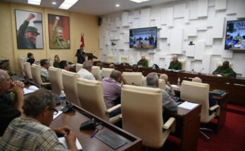 Consejo de Defensa Nacional de Cuba sesiona para revision de daños por huracanes y sismos