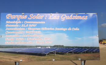 Parque solar en Contramaestre