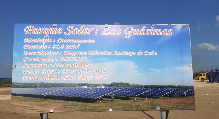 Contramaestre ejecuta el proyecto energético más ambicioso de su historia 1 Parque solar en Contramaestre