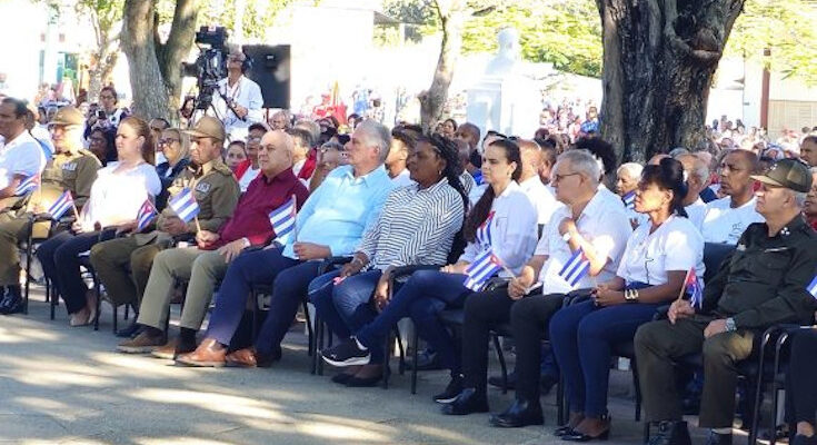 Díaz Canel en el 130 aniversario del Grito de Baire