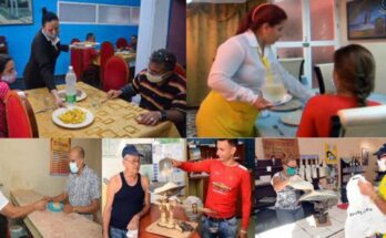 Hombres y mujeres comprometidos con el bienestar del pueblo 1 Día del trabajador del Comercio, la Gastronomía y los Servicios