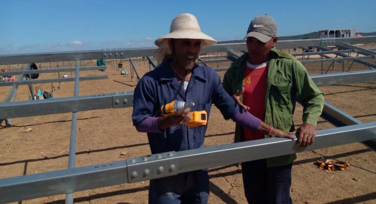 Las Guásimas, energía del futuro 1 Parque solar fotovoltaico Las Guásimas en Contramaestre