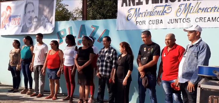 Celebrado en Contramaestre aniversario 60 del Movimiento millonario en la zafra azucarera 1 Movimiento millonario de azucareros en Contramaestre