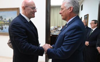 Díaz-Canel se reúne con Vicepresidente de gobierno ruso