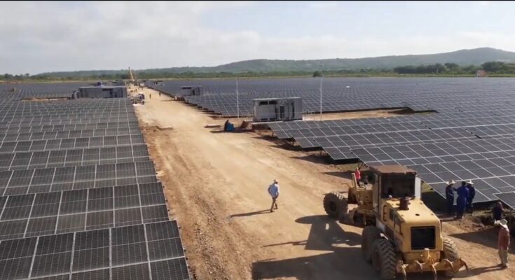 Al 80 por ciento construcción del parque solar Las Guásimas en Santiago de Cuba 1 Parque Solar Las Guásimas en Contramaestre