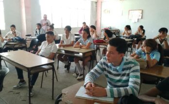 Intensifican preparación para exámenes de ingreso en Contramaestre 1 Estudiantes de preuniversitario en exámenes de ingreso