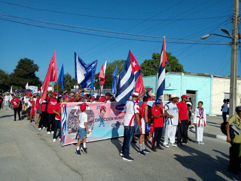 Inició desfile del proletariado en Contramaestre 14 494992435 9642963209144225 9043581125365921689 n
