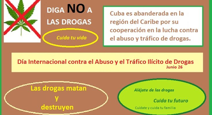 Cuba contra el Abuso y el Tráfico de Drogas 1 Cuba contra las drogas