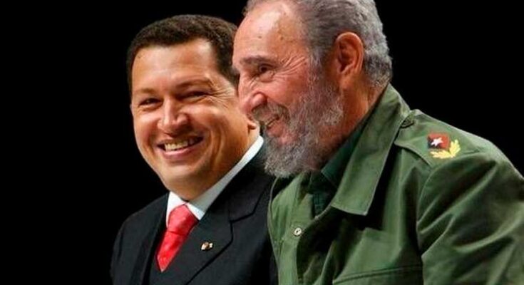 Fidel y Chávez