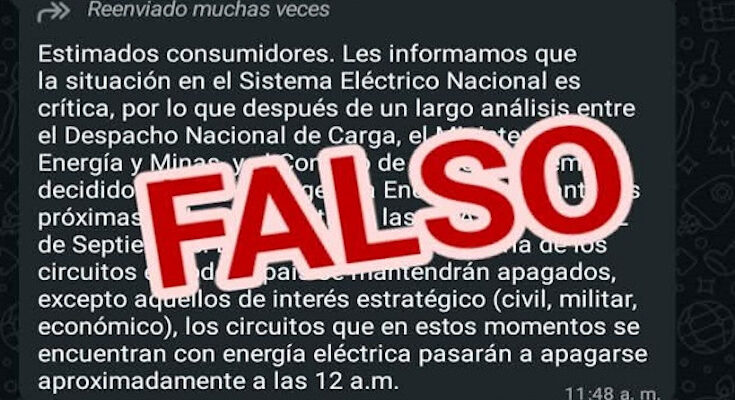 Unión Eléctrica desmiente información falsa sobre apagón masivo en Cuba
