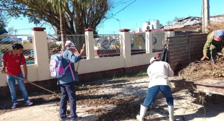 Recuperación tras el paso de Melissa por Contramaestre