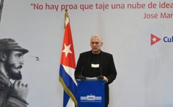 Presidente cubano Miguel Díaz-Canel realiza comparecencia de prensa