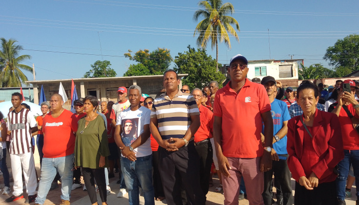 La juventud presente en acto por el 26 de Julio 5 7